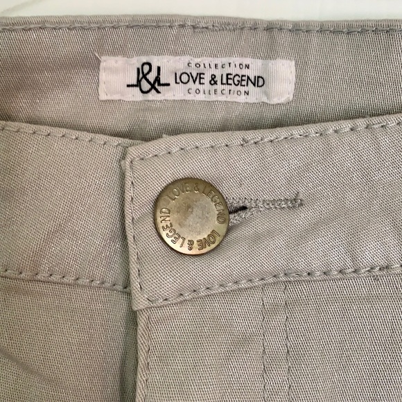 Love & Legend Skinny Pants - Grey Metallic - Picture 4 of 8